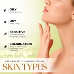 Skin types of acne prone cleanser