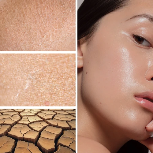 face mask sheet before and after