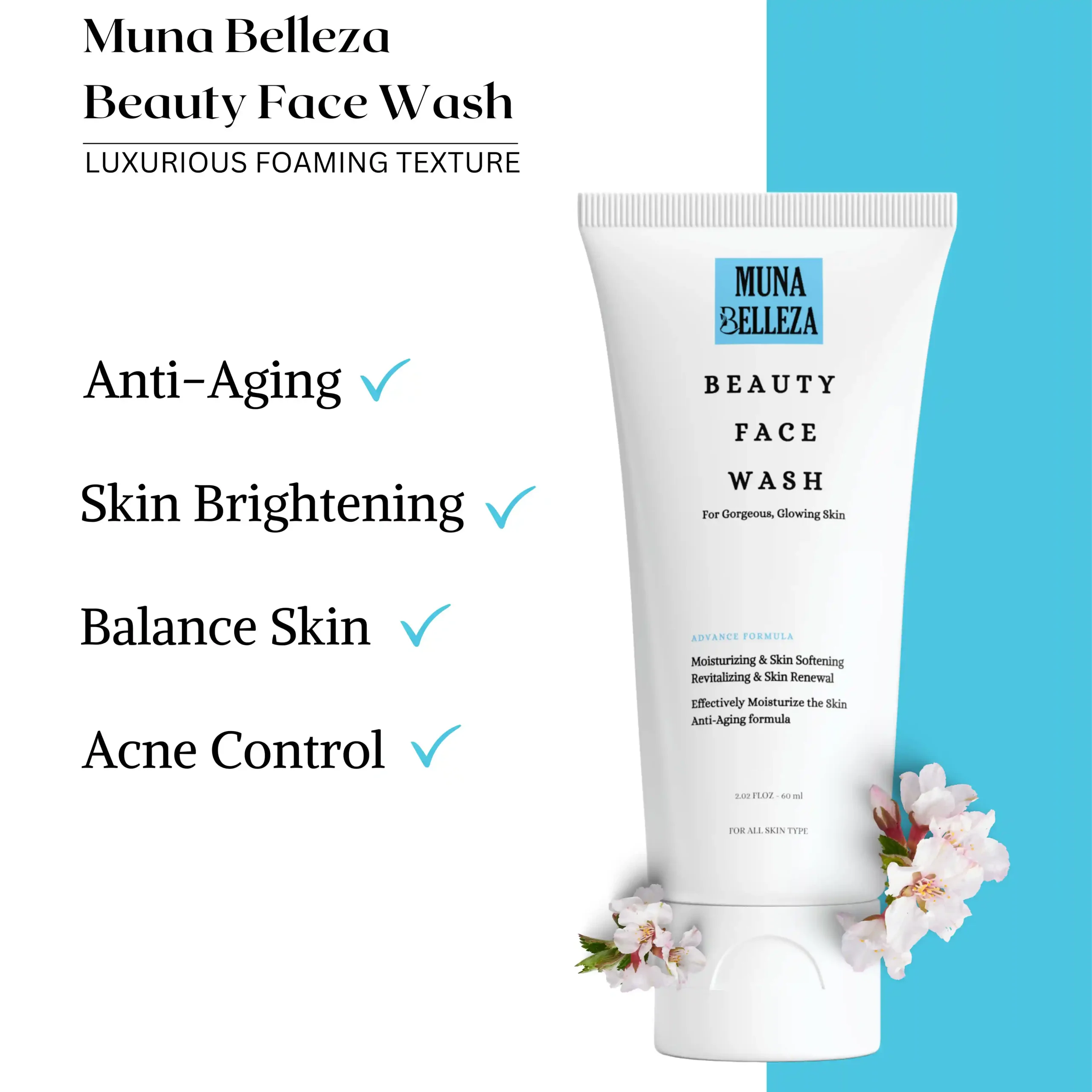 whitening face wash